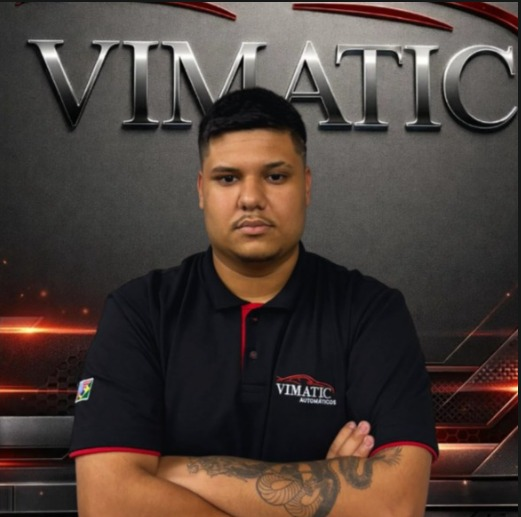 Foto de João Pedro, consultor de vendas da Vimatic