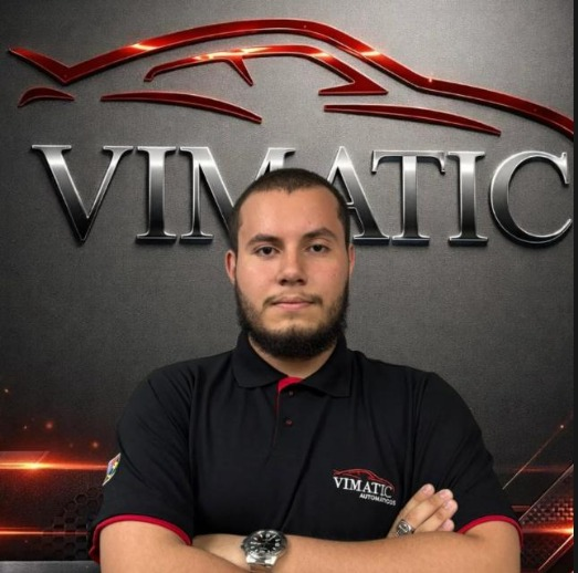 Foto de Vinicius Magalhães, consultor de vendas da Vimatic
